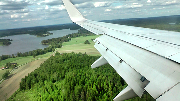 plane landing